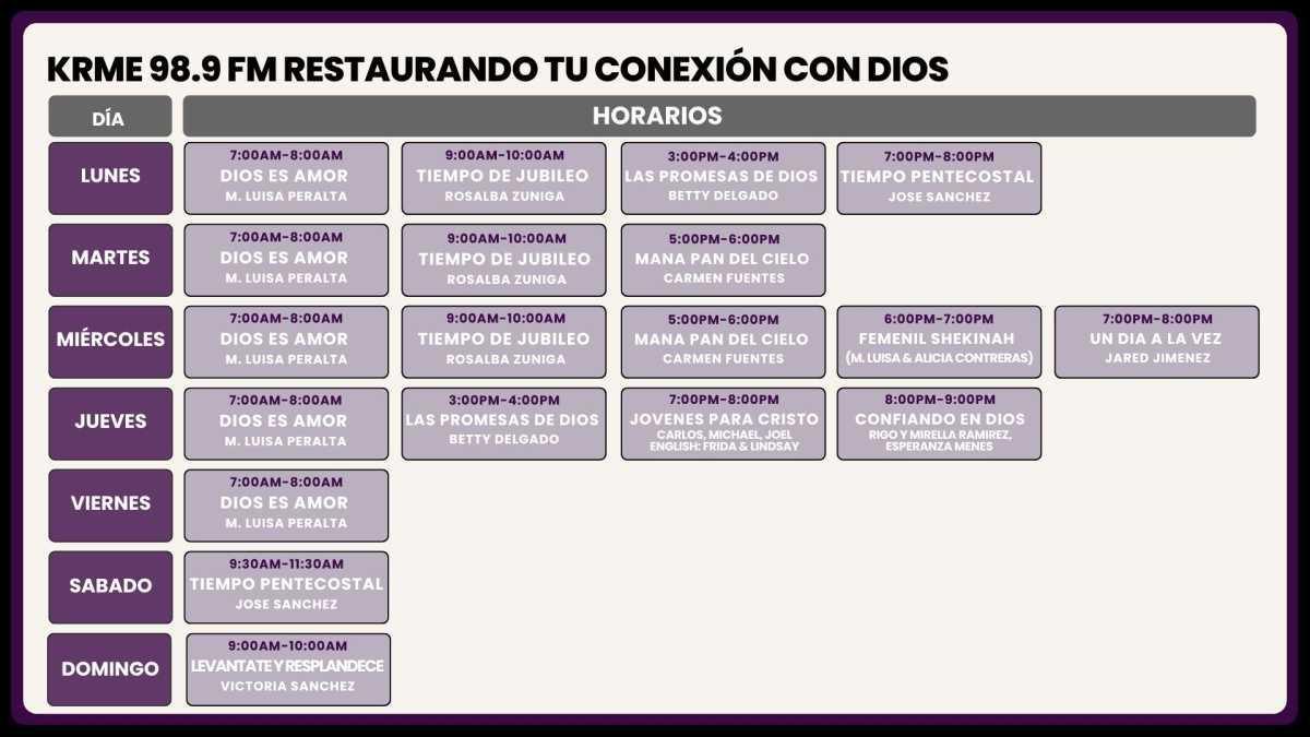 ACERCA DE KRME 98.9 FM