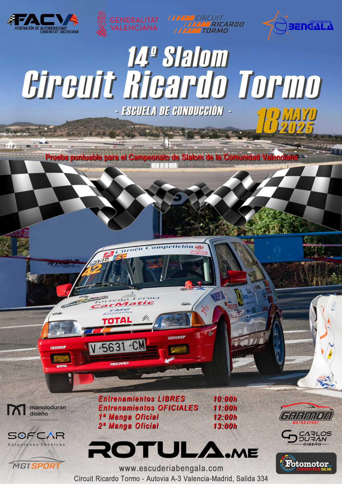 14º Slalom Circuit Ricardo Tormo 14º Slalom Circuit Ricardo Tormo