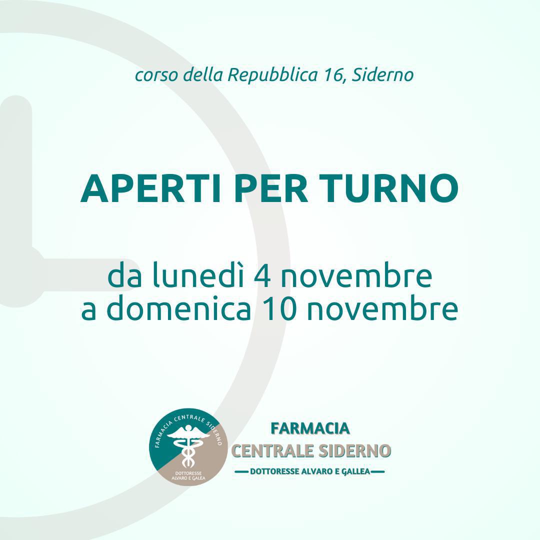 Aperti per turno Aperti per turno