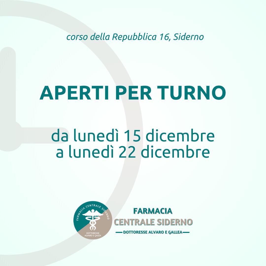 Aperti per turno Aperti per turno