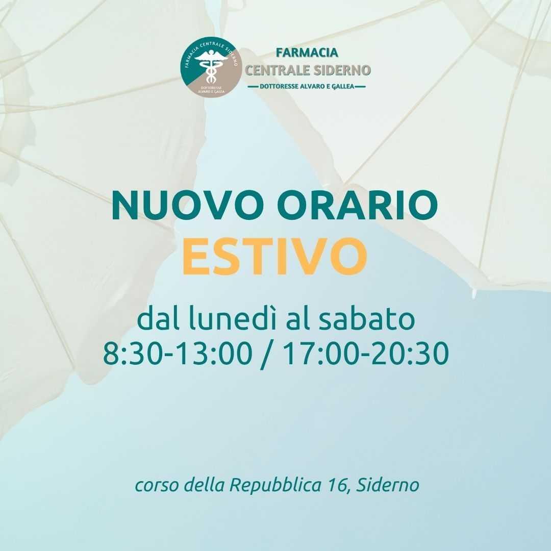  ⚠️ Avviso orario estivo!