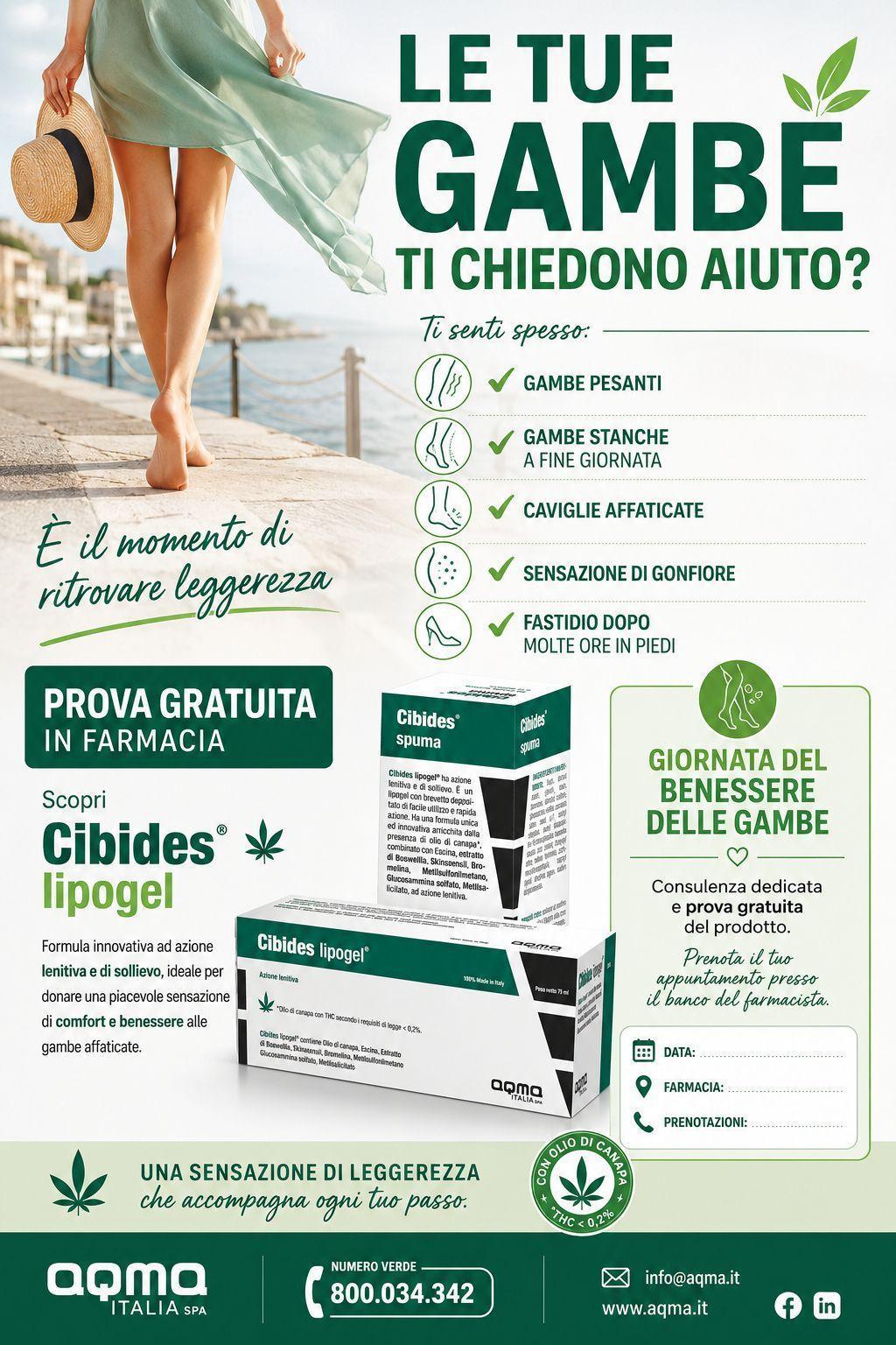 Giornata Cibides benessere gambe