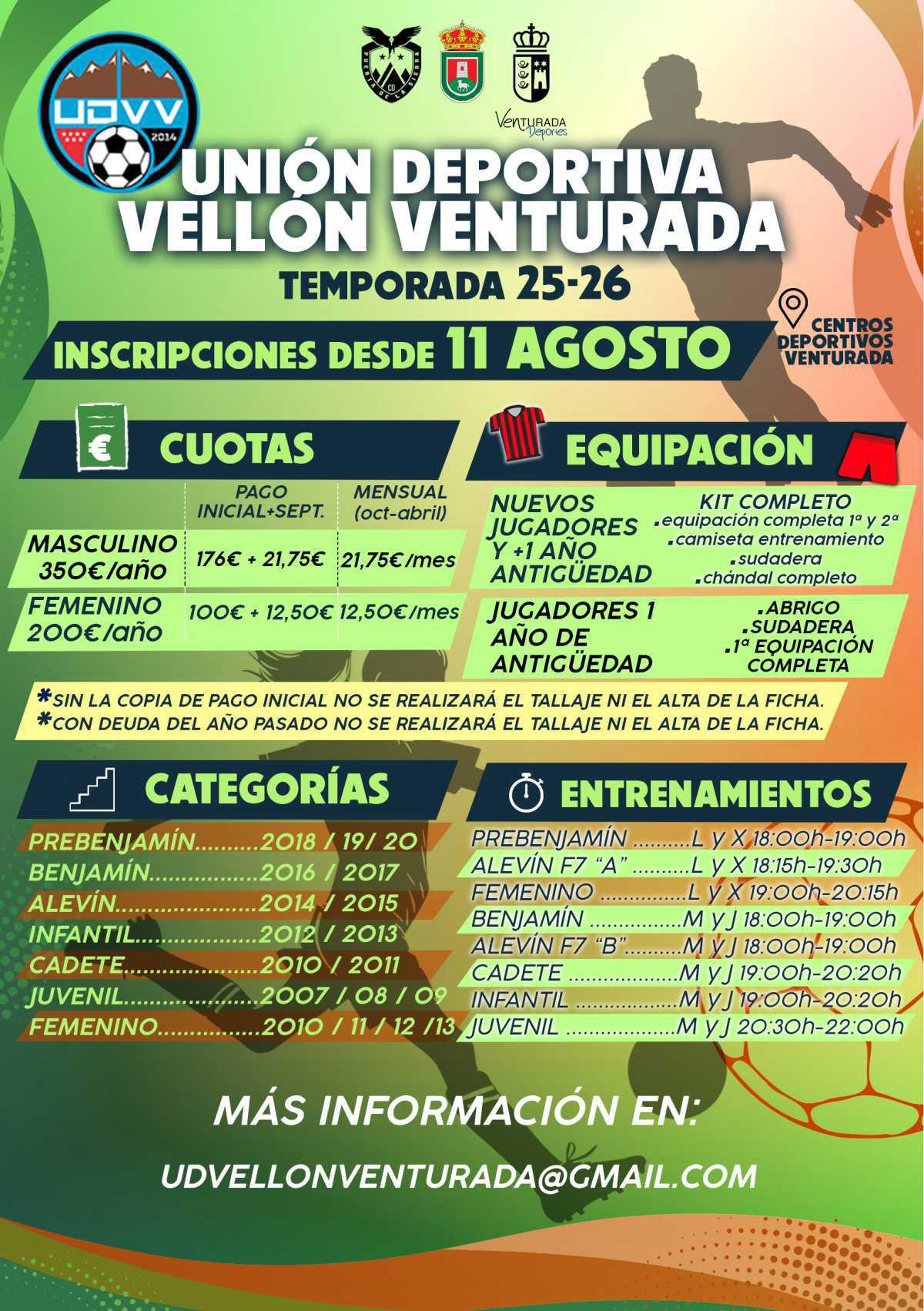 ESCUELA DE FÚTBOL 25-26 ESCUELA DE FÚTBOL 25-26