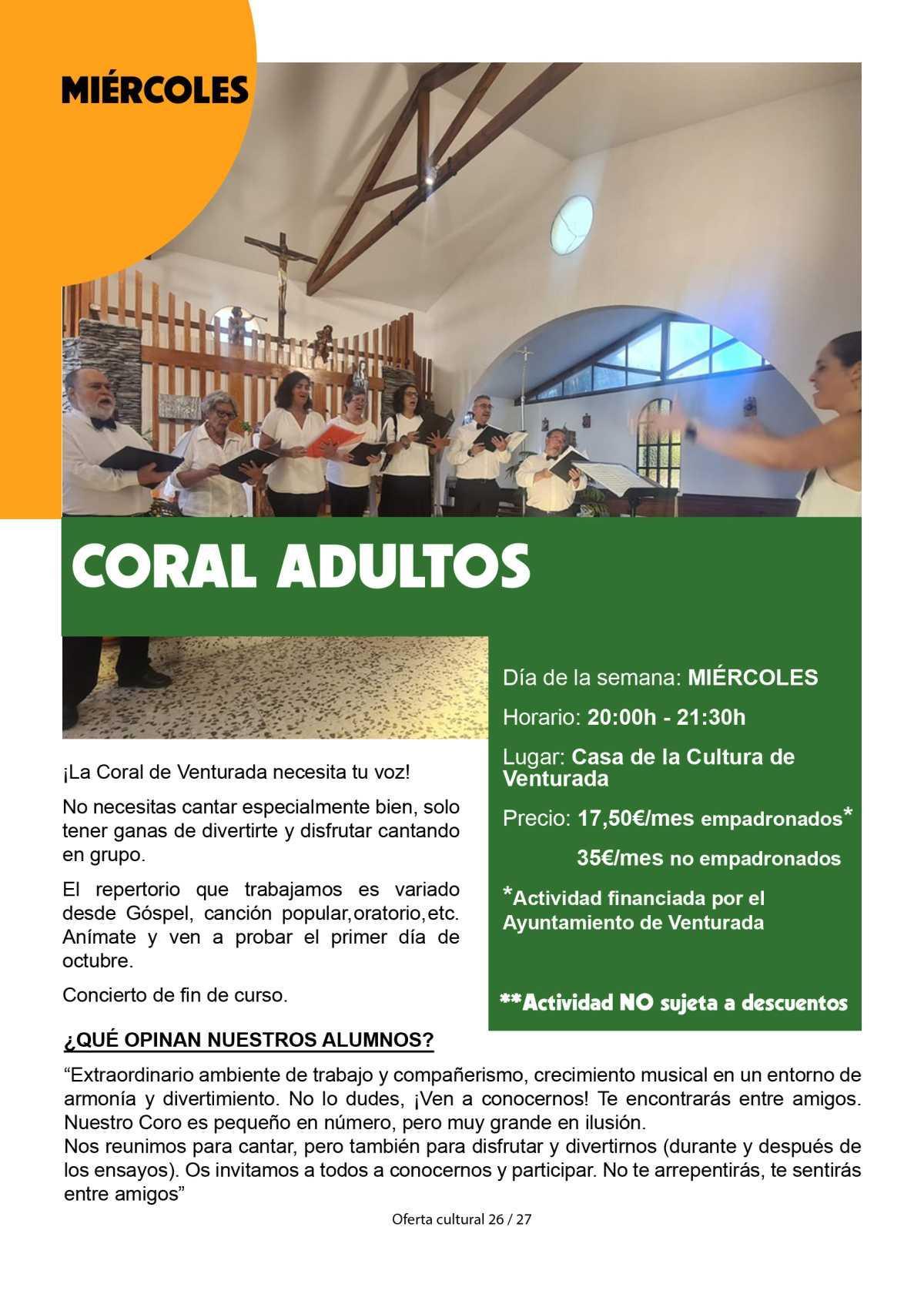 Coral Adultos