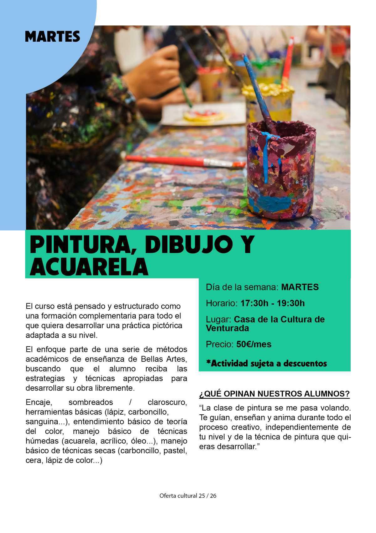 Pintura, dibujo y acuarela