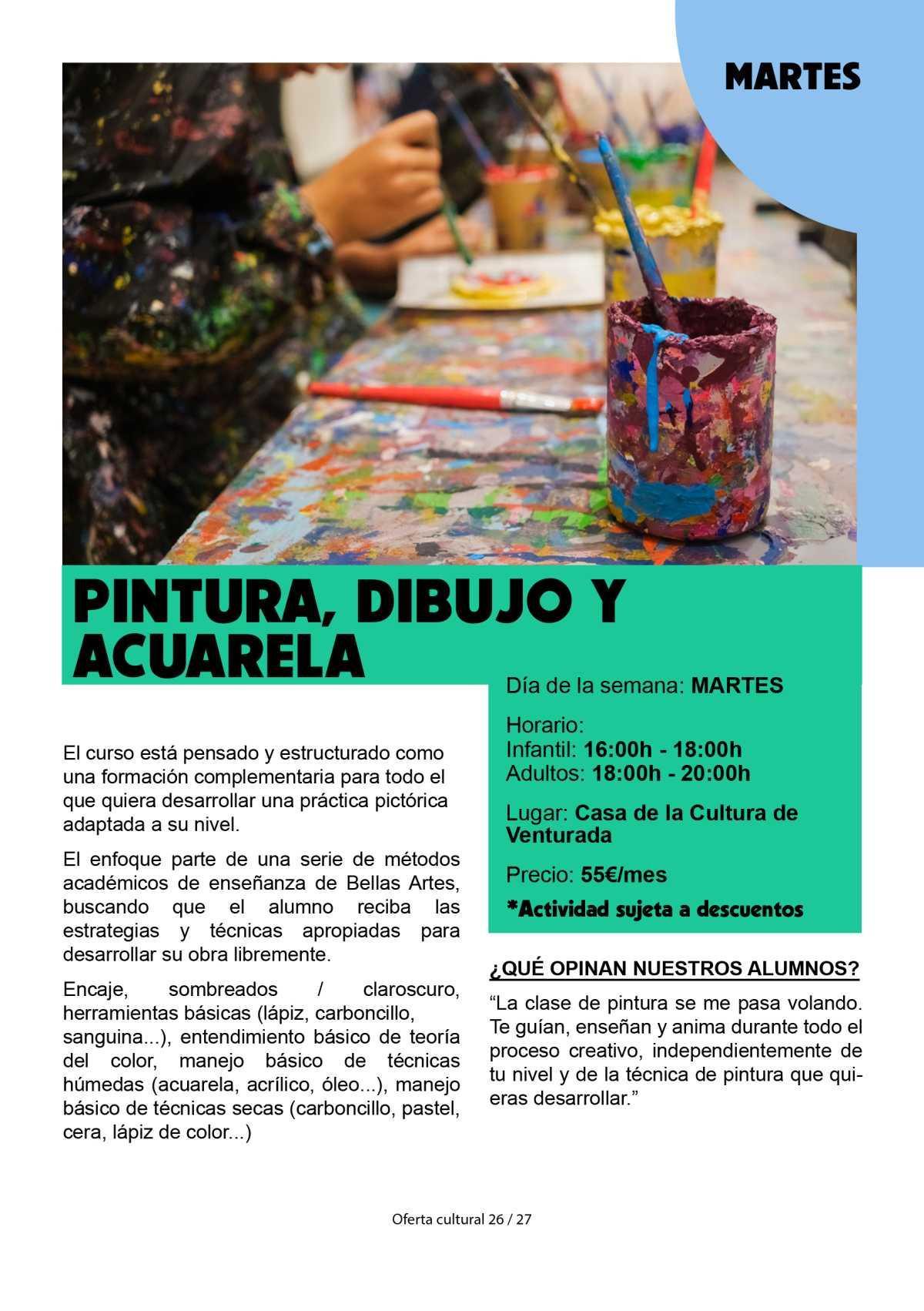 Pintura, dibujo y acuarela