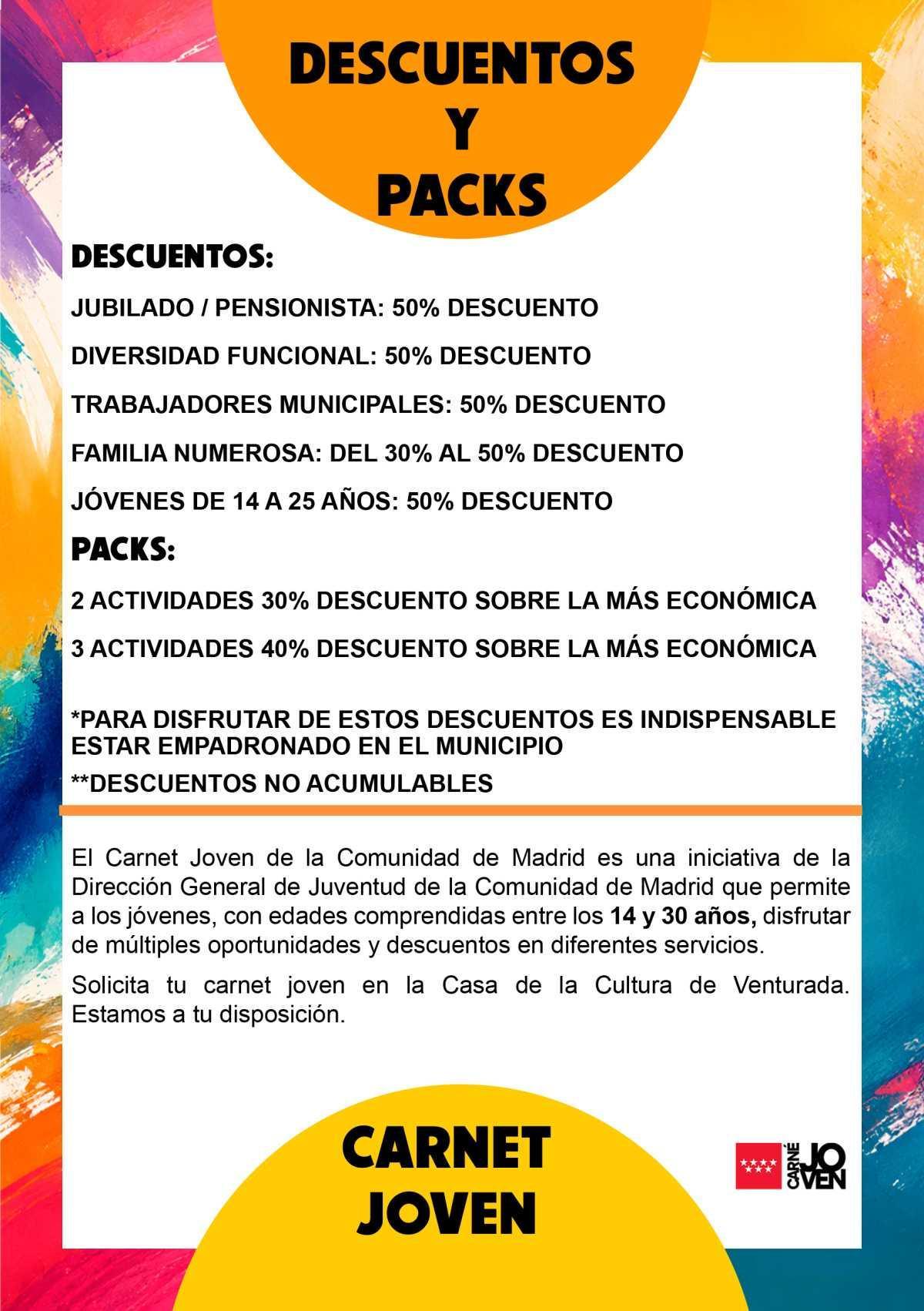DESCUENTOS Y CARNET JOVEN