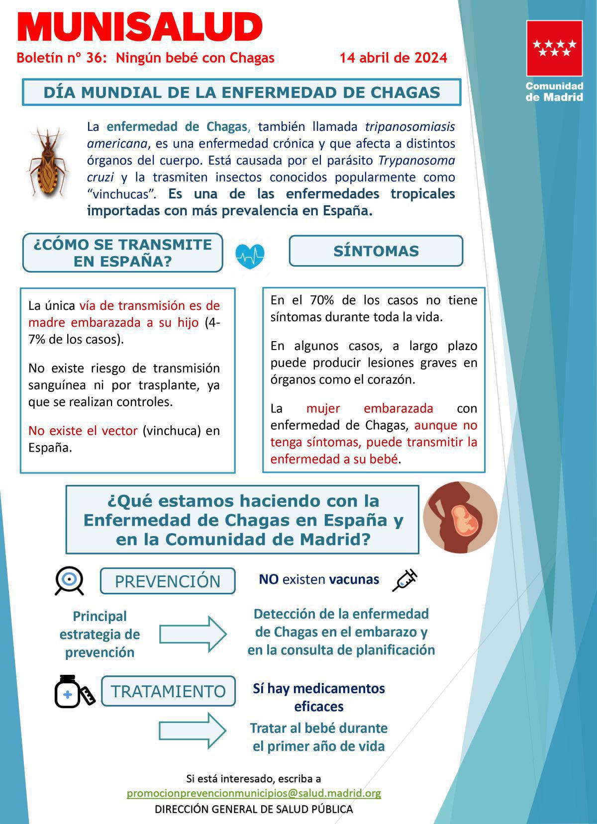 14 de abril Día Mundial de la Enfermedad de Chagas