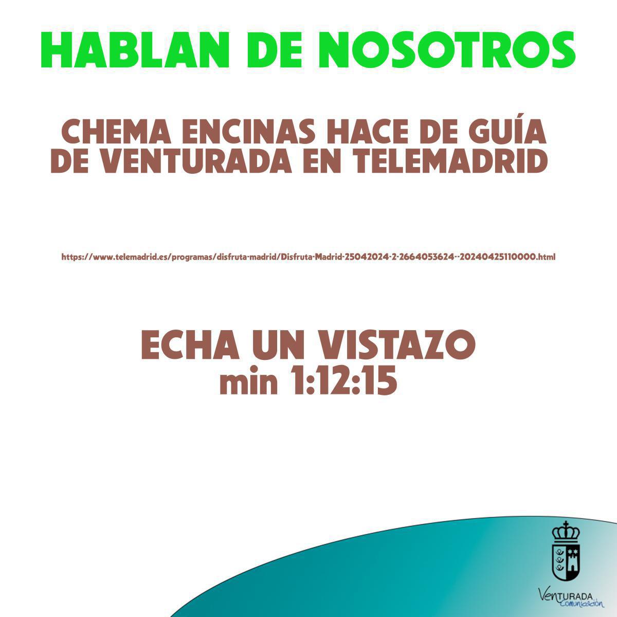 VENTURADA EN TELEMADRID