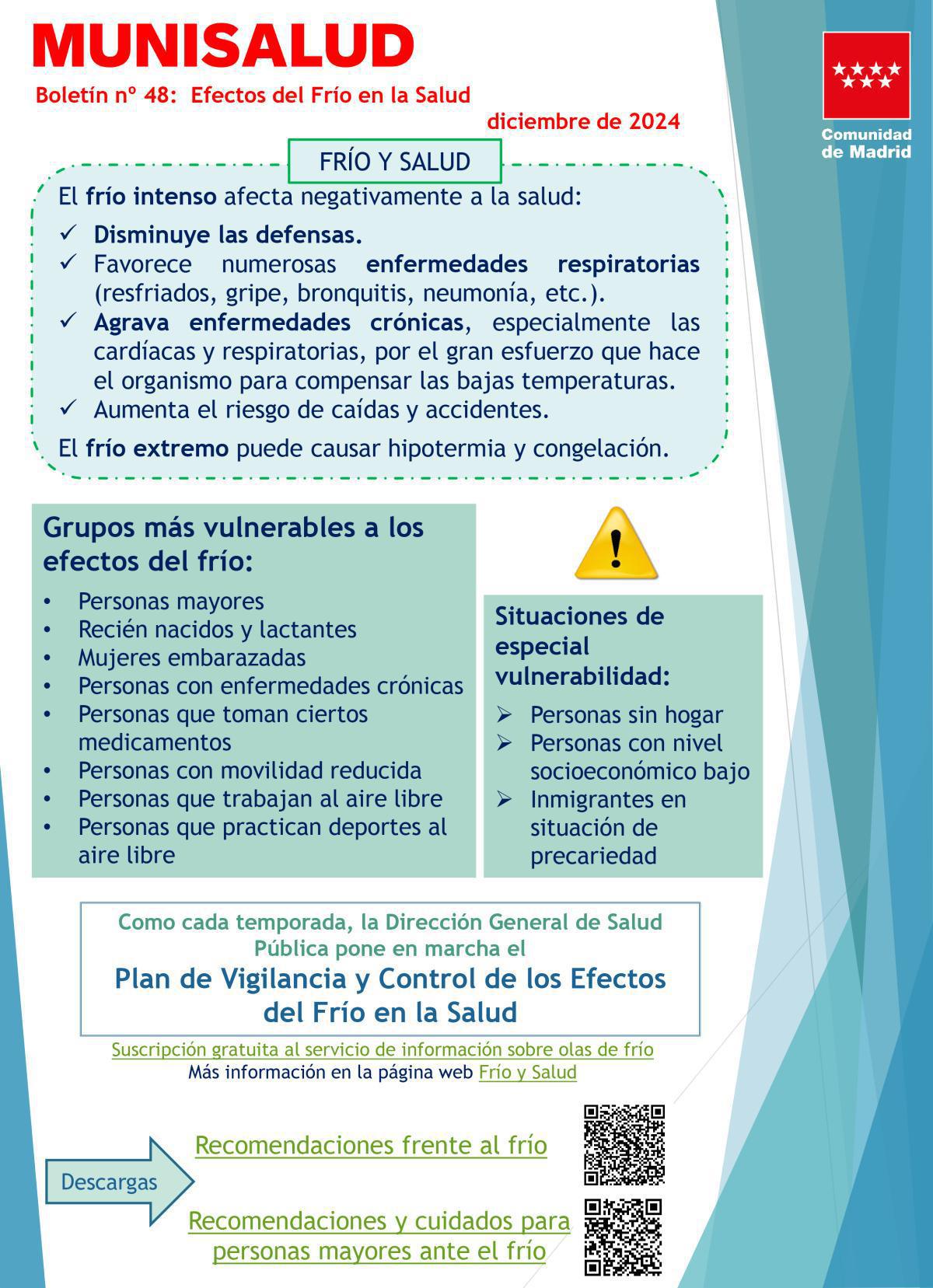 PLAN DE VIGILANCIA Y CONTROL DE LOS EFECTOS DEL FRÍO EN LA SALUD