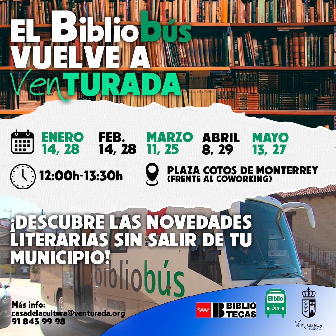 ¡VUELVE HOY EL BIBLIObús A VENTURADA! ¡VUELVE HOY EL BIBLIObús A VENTURADA!