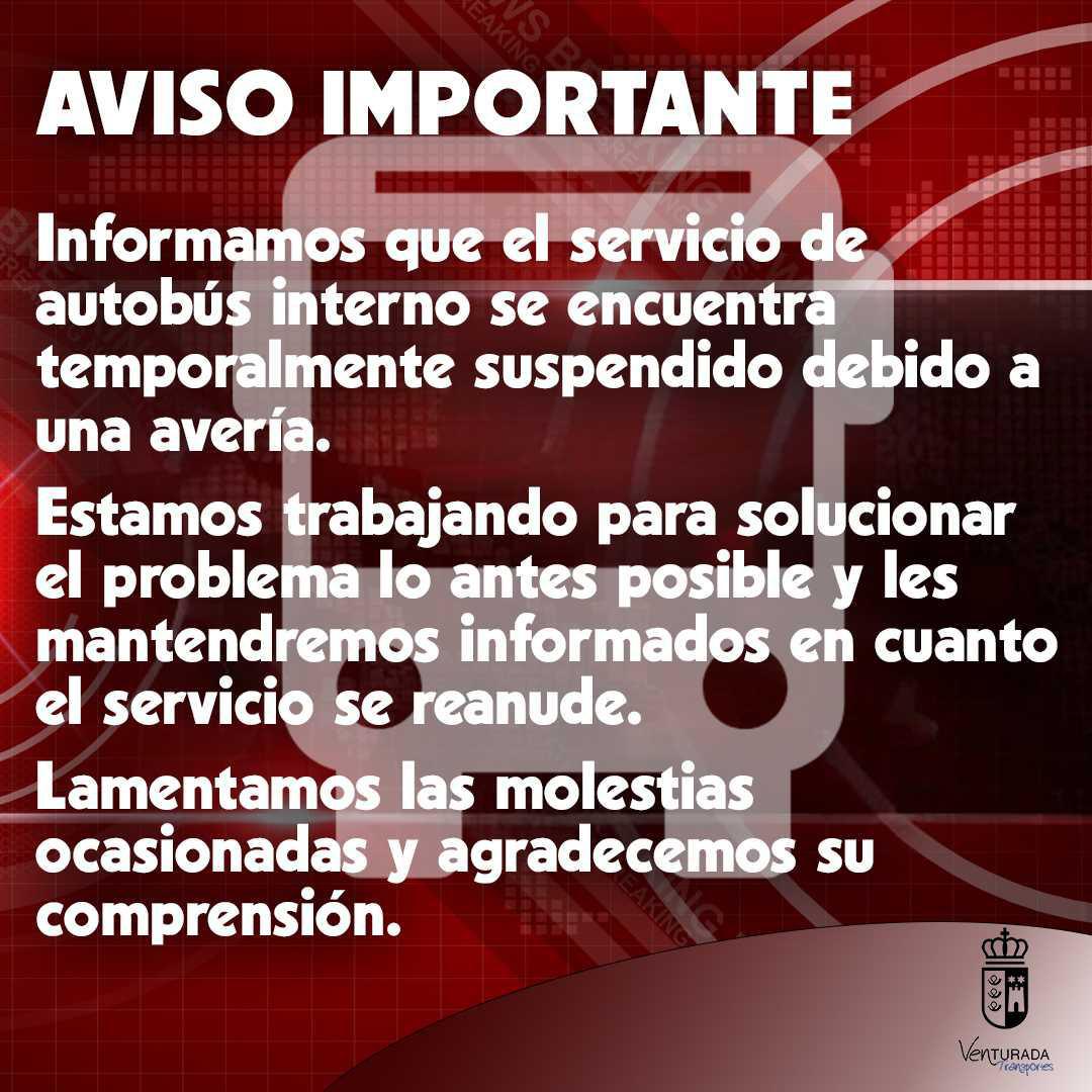 BUS INTERNO AVERIADO