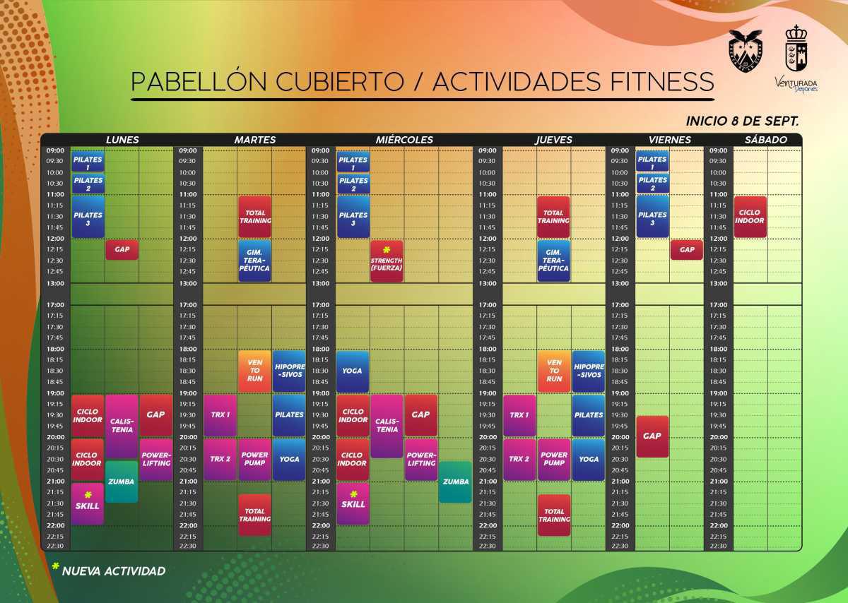 Actividades Fitness Cotos 25-26 y Sala Musculación