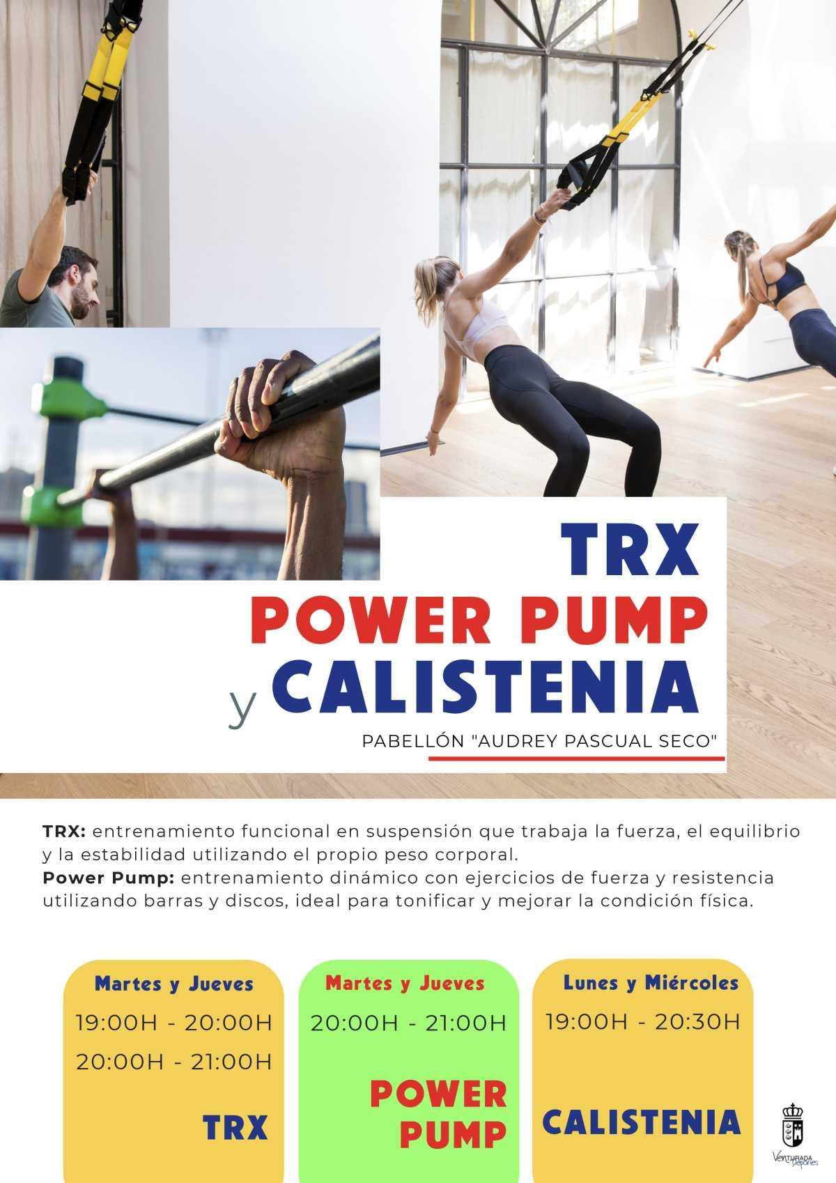 TRX, Power Pump y Calistenia