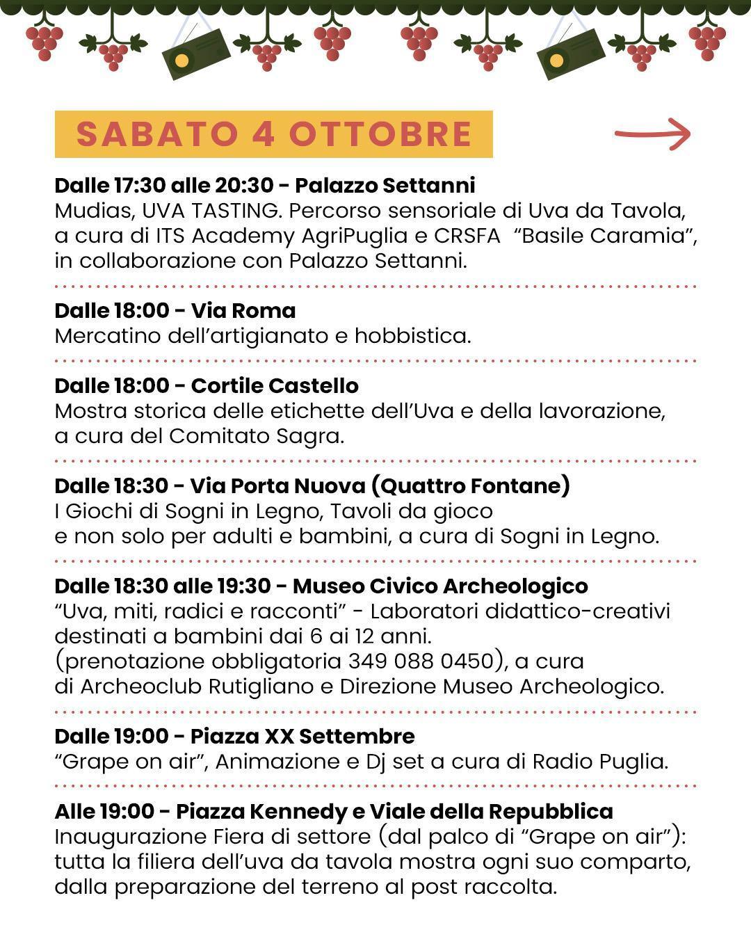 Sagra dell'Uva - 61ª edizione