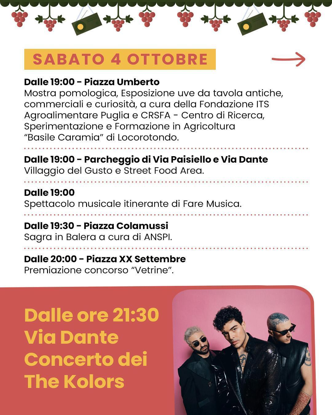 Sagra dell'Uva - 61ª edizione