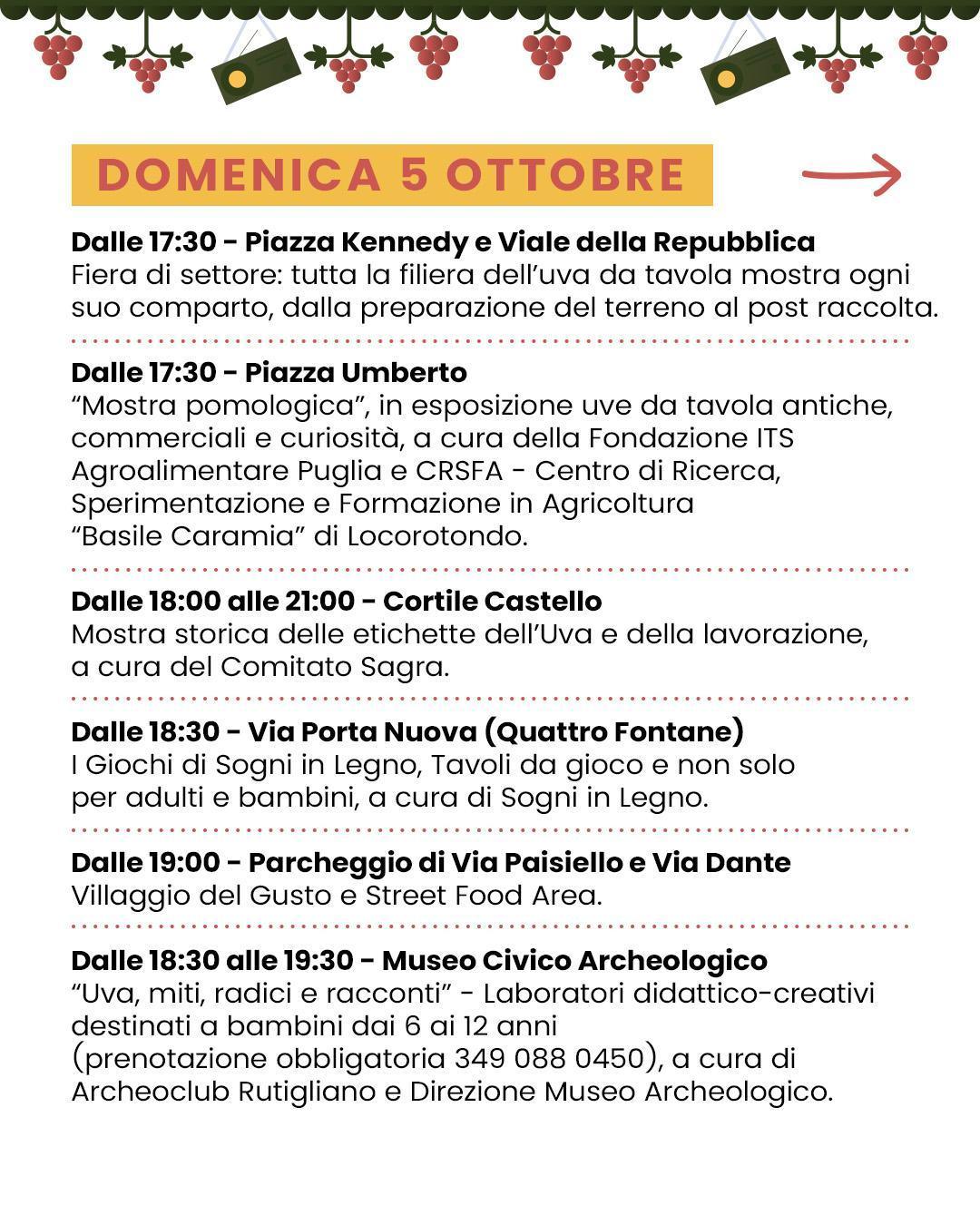 Sagra dell'Uva - 61ª edizione