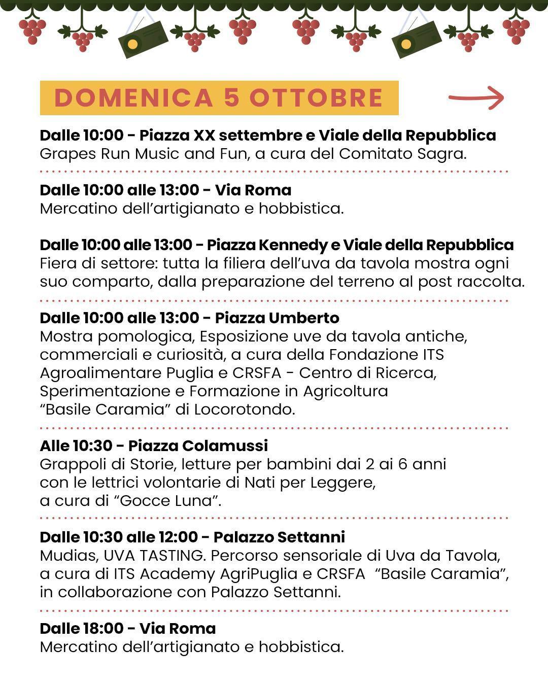Sagra dell'Uva - 61ª edizione