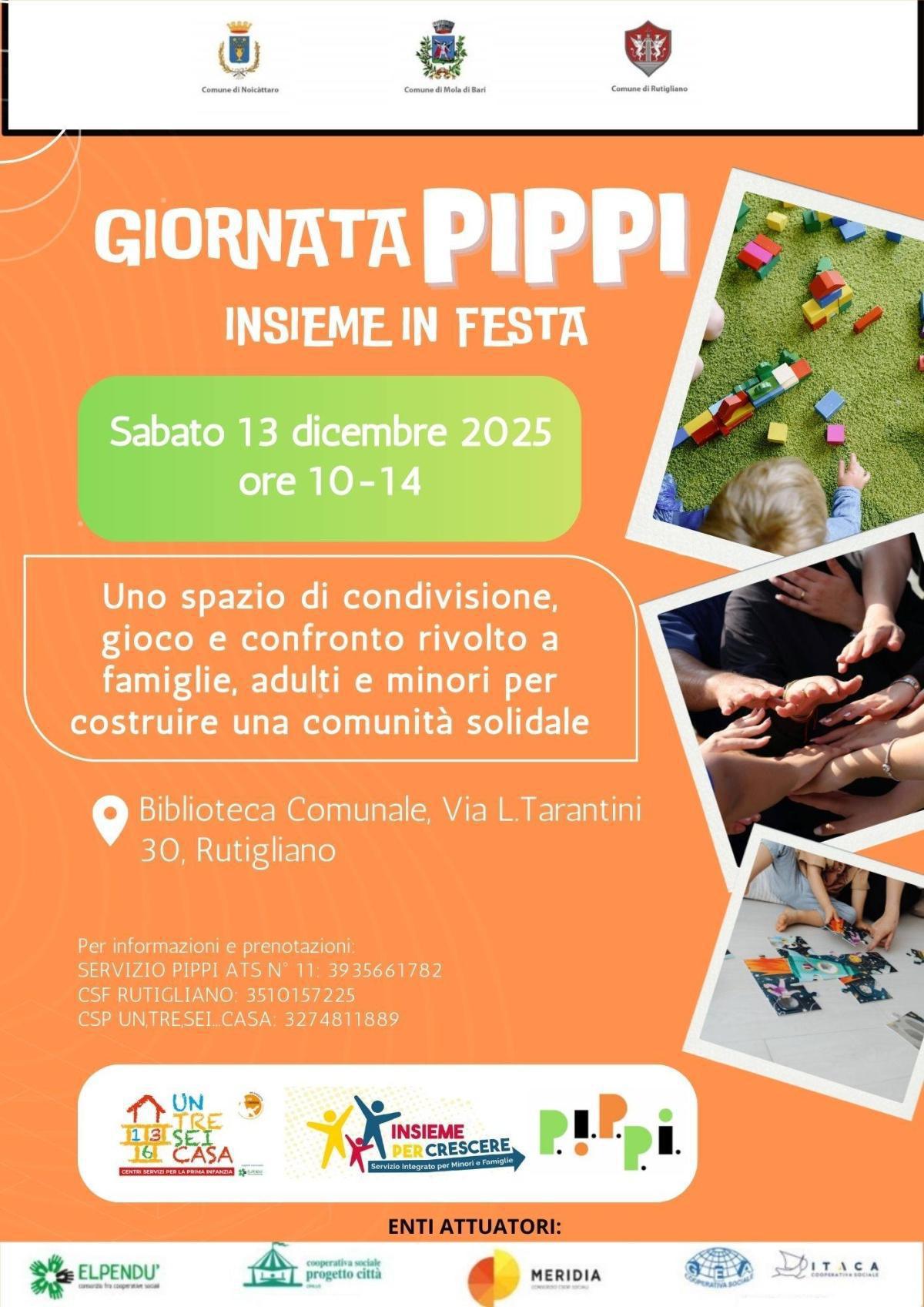Giornata Pippi - insieme in festa (dalle ore 10.00)