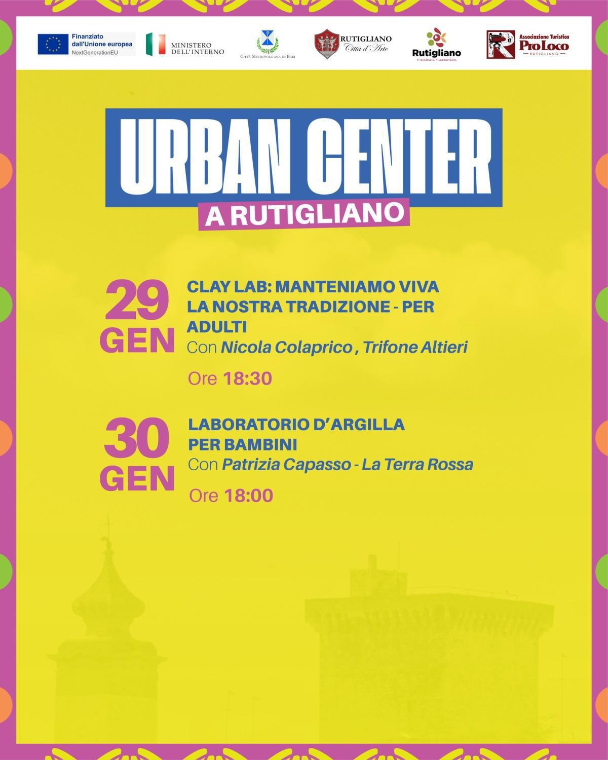 Laboratorio d’argilla per bambini (start h. 18.00)