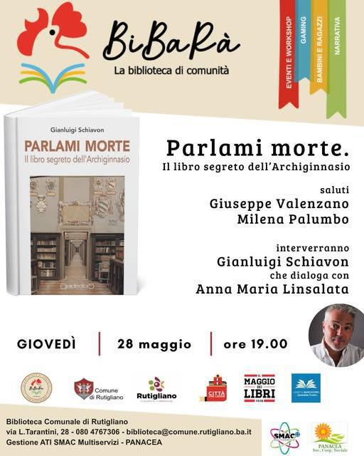 "Parlami Morte. Il Libro Segreto dell'Archigginnasio" di Gianluigi Schiavon (inizio ore 19:00)