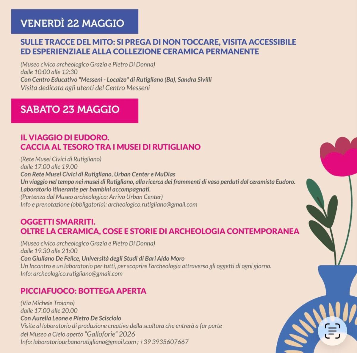 Buongiorno Ceramica - Sulle Tracce del Mito (dalle ore 10.00 alle 12:30)