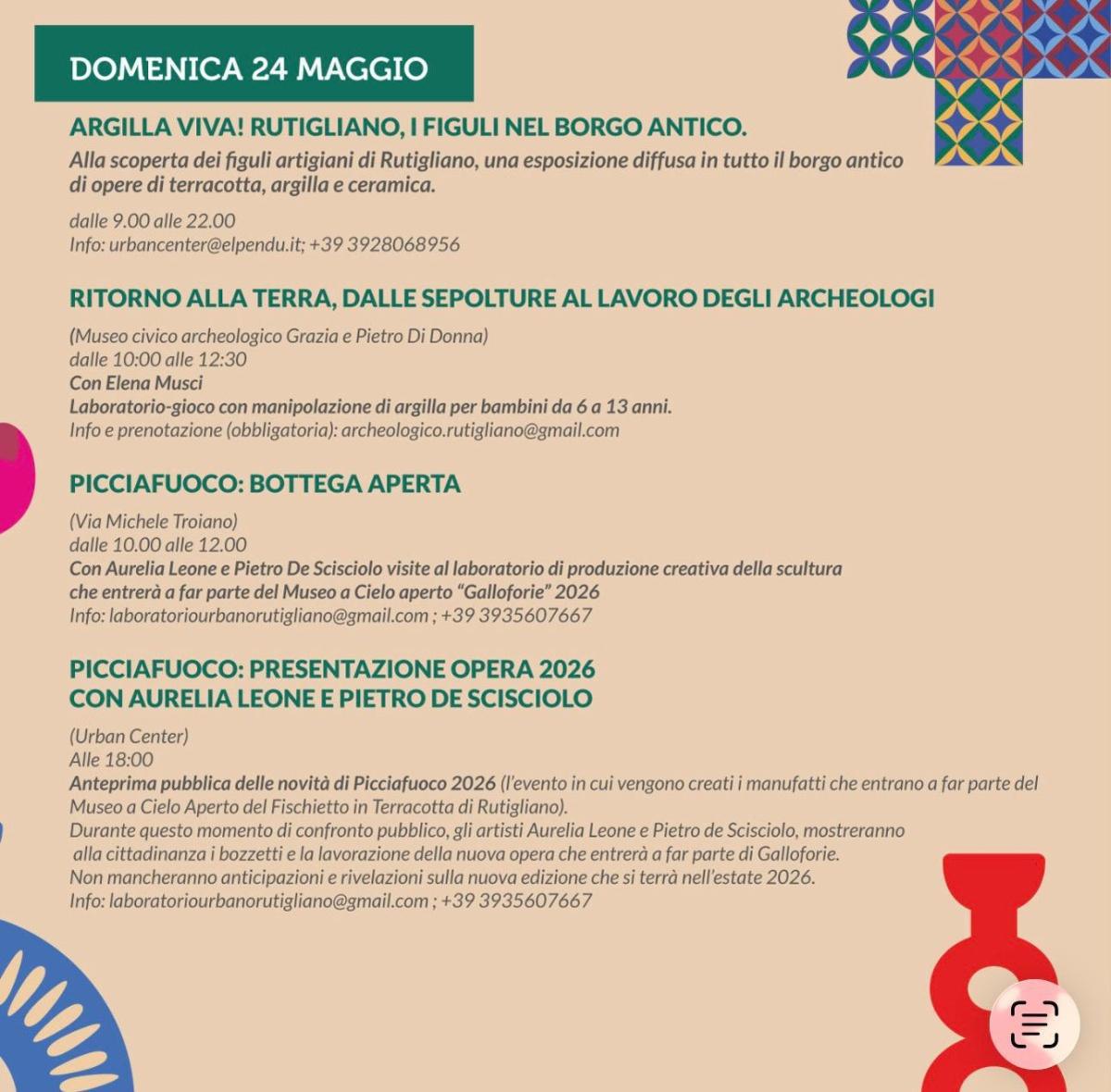 Buongiorno Ceramica - Picciafuoco: Presentazione Opera 2026 con Aurelia Leone e Pietro De Scisciolo (alle ore 18.00) Buongiorno Ceramica - Picciafuoco: Presentazione Opera 2026 con Aurelia Leone e Pietro De Scisciolo (alle ore 18.00)