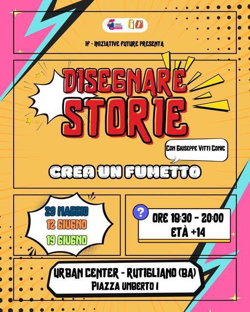 Disegnare Storie: Il tuo mondo in un fumetto! (dalle ore 18:30 alle 20:00) Disegnare Storie: Il tuo mondo in un fumetto! (dalle ore 18:30 alle 20:00)