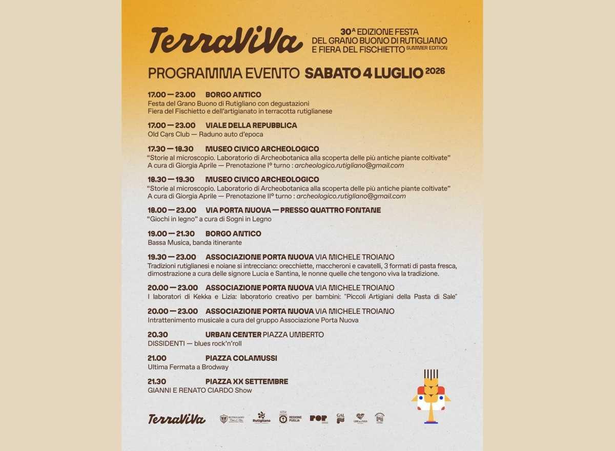 Terraviva - 30^ festa del Grano Buono di Rutigliano e Fiera Del Fischietto 