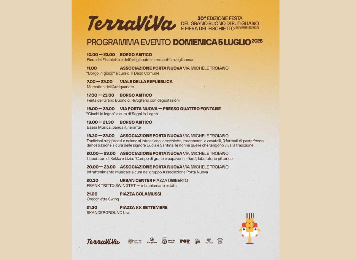 Terraviva - 30^ festa del Grano Buono di Rutigliano e Fiera Del Fischietto 