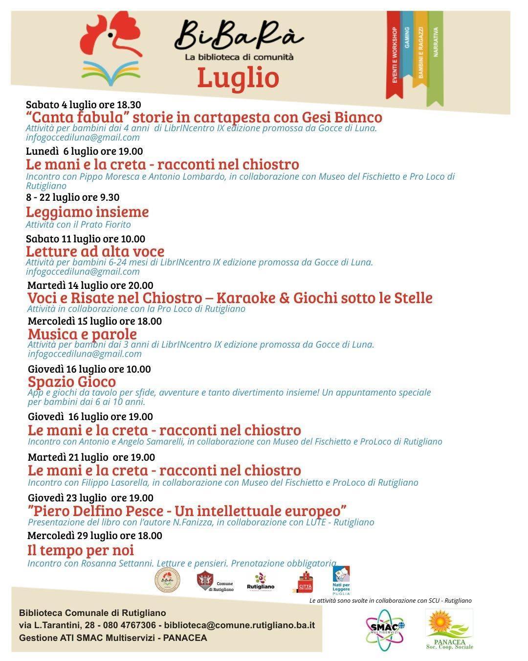Leggiamo insieme (Inizio ore 09.30)