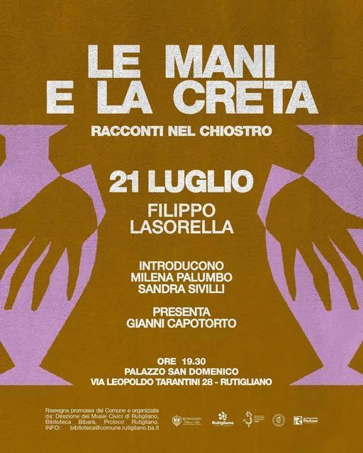 Le mani e la creta - racconti nel chiostro (Inizio ore 19.30)