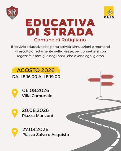 Educativa di Strada (Dalle 16.00 alle 19.00)