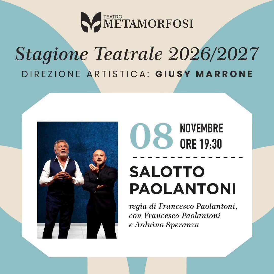"Salotto Paolantoni" (Inizio ore 19.30)