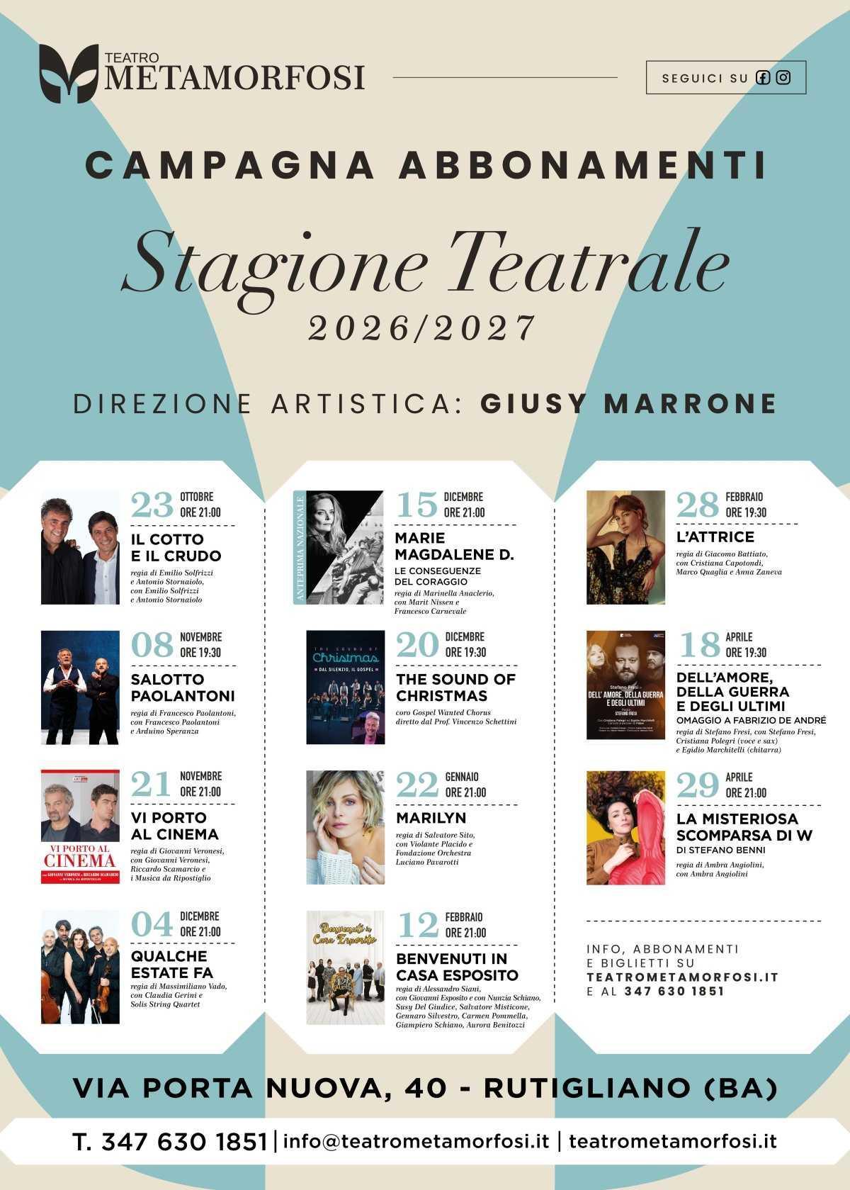 "Marie Magdalene D." Le conseguenze del coraggio (Inizio ore 21.00)