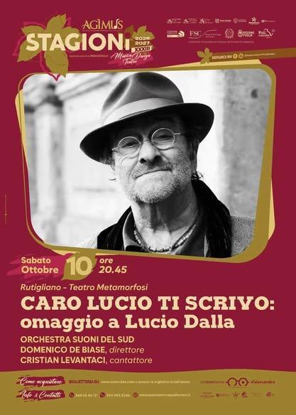 Caro Lucio ti scrivo - Omaggio a Lucio Dalla (inizio ore 20:45)