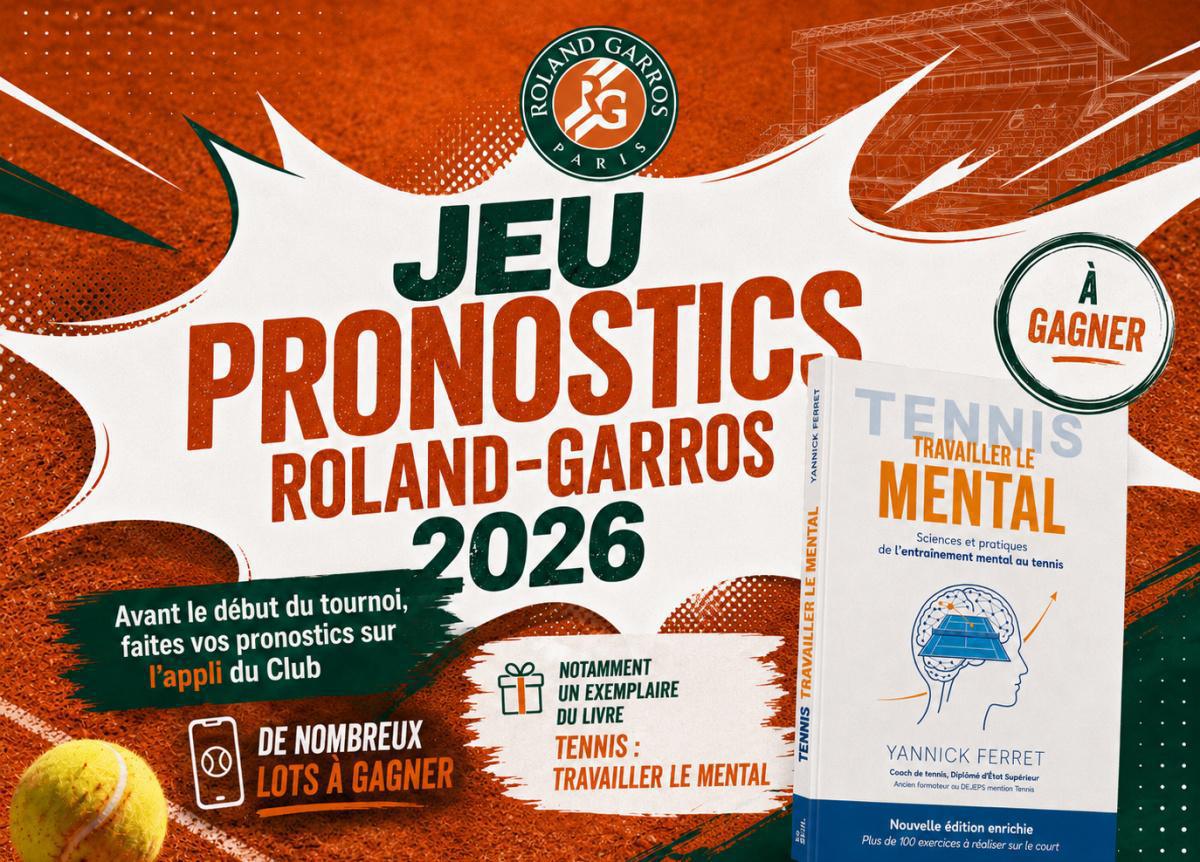 Jeu Pronostics Roland-Garros 2026