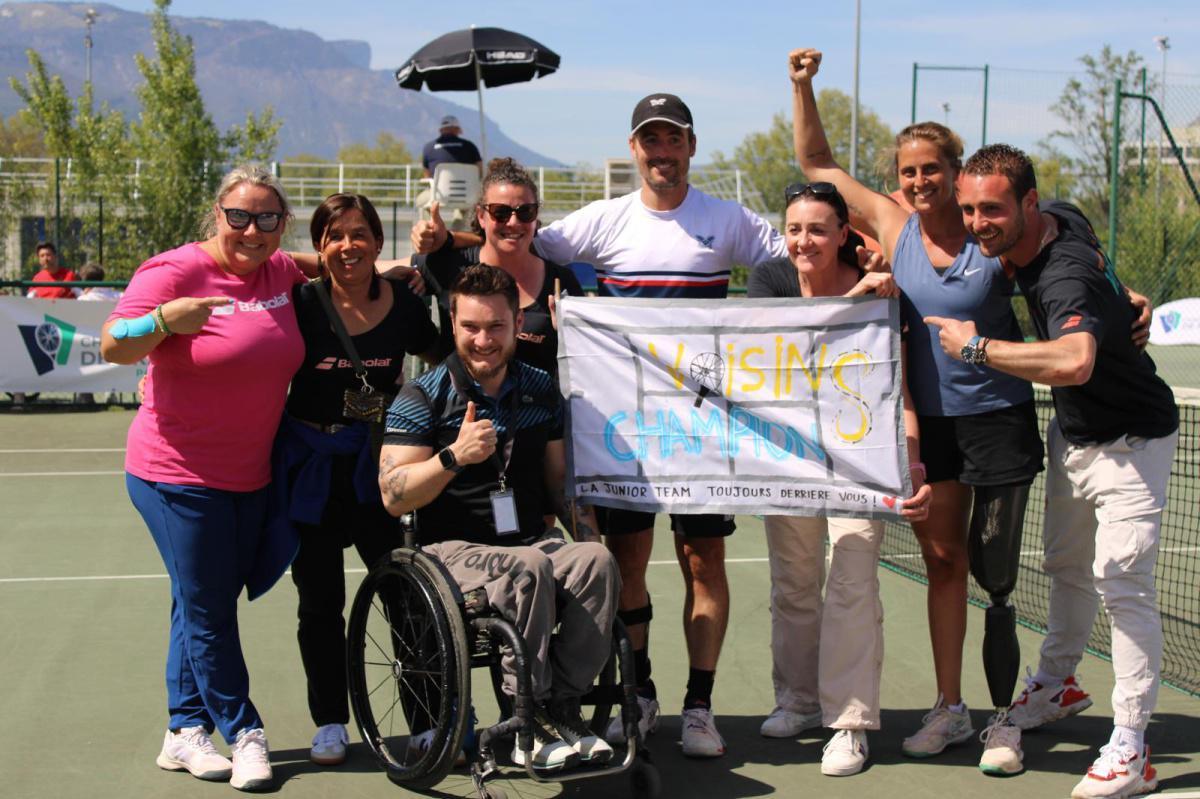 Champions de France Nationale 1 Tennis Fauteuil 2024 👏🏼😜🏆 Champions de France Nationale 1 Tennis Fauteuil 2024 👏🏼😜🏆
