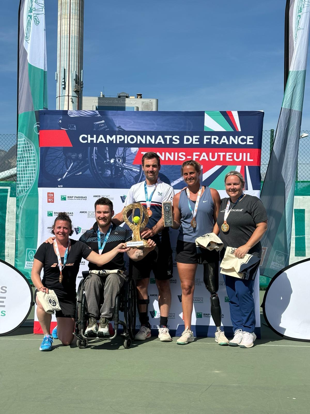Champions de France Nationale 1 Tennis Fauteuil 2024 👏🏼😜🏆 Champions de France Nationale 1 Tennis Fauteuil 2024 👏🏼😜🏆