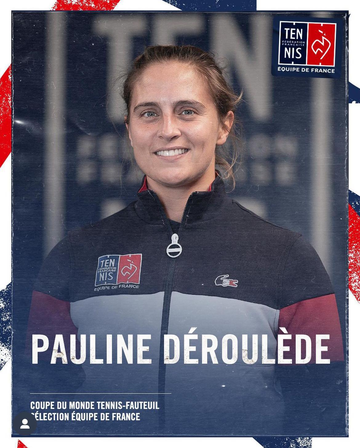Pauline et Charlotte en équipe de France tennis Fauteuil👊🤩