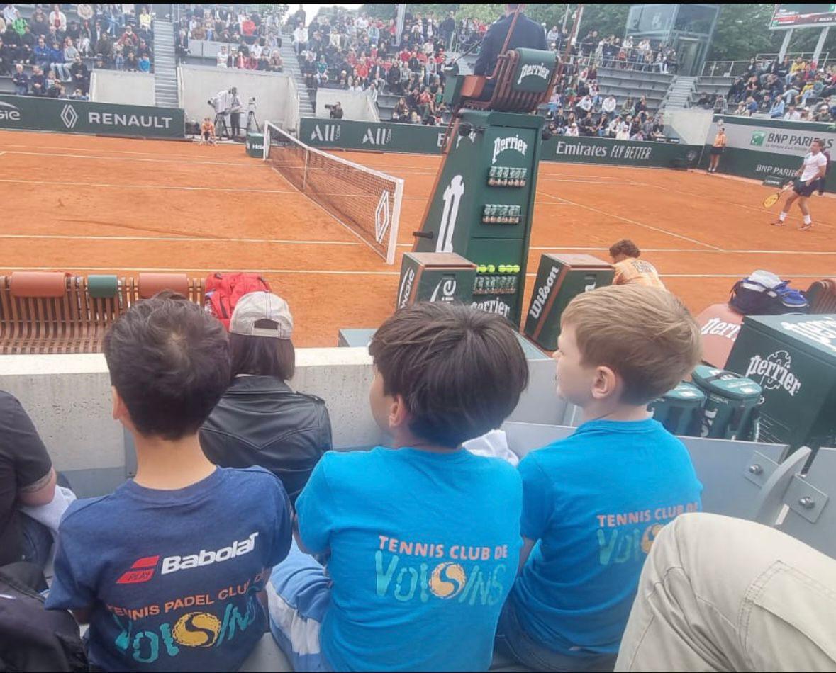 Du Roland Garros plein les yeux pour 12 de nos jeunes😜😎