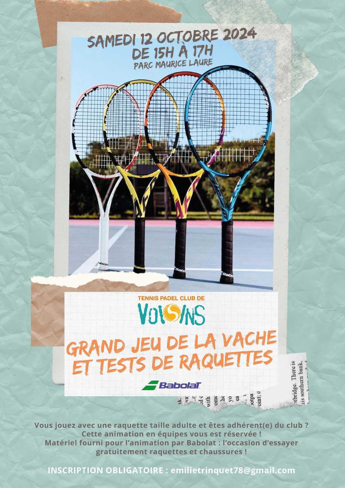 ⚠️Grand jeu de la vache pour trouver la raquette qui vous convient !⚠️ ⚠️Grand jeu de la vache pour trouver la raquette qui vous convient !⚠️