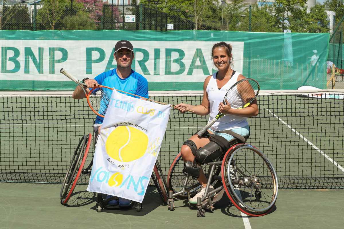 📌 Tournoi international Tennis Fauteuil du Comité des Yvelines : nos athlètes en lice🤩👌