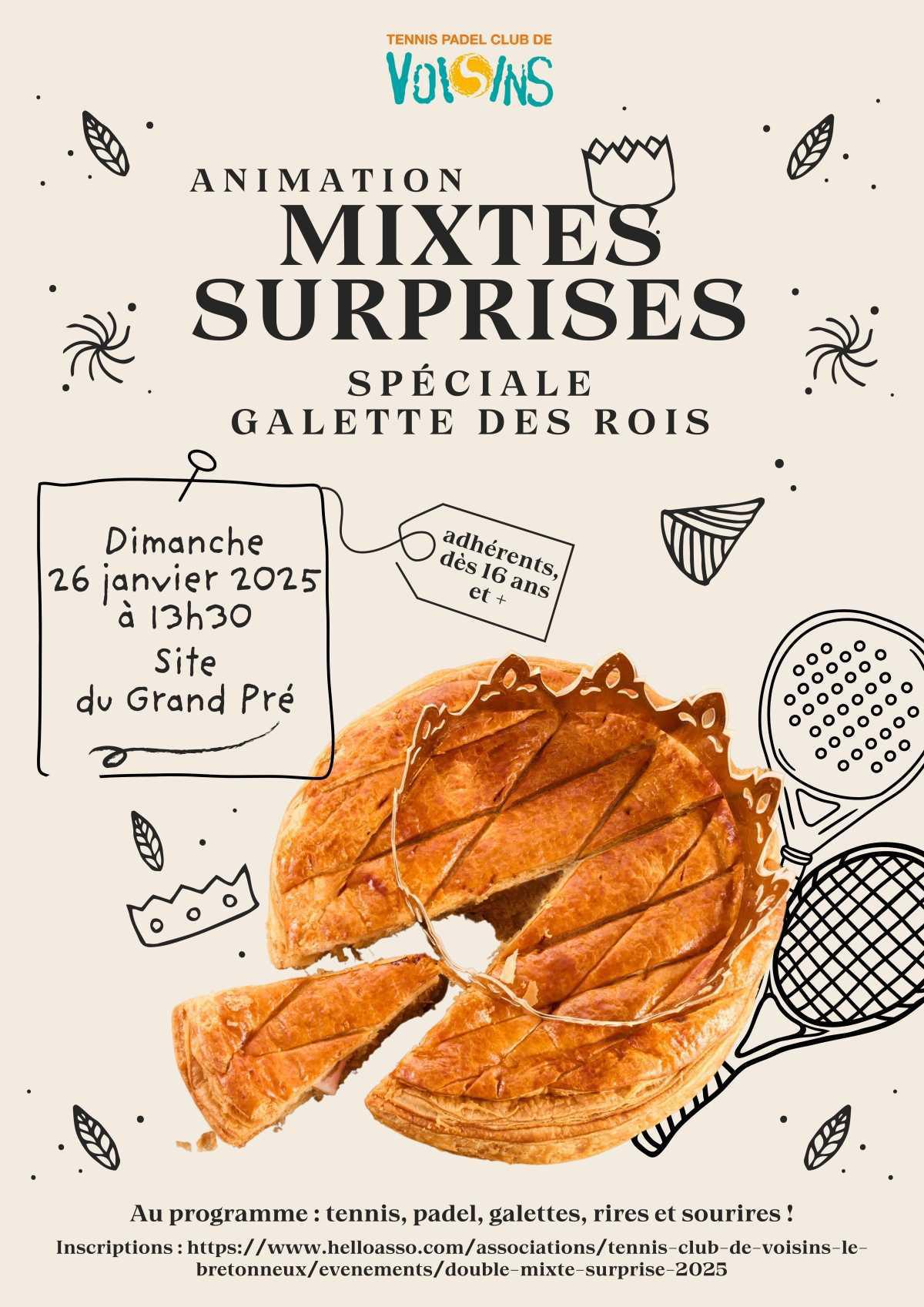 Notre traditionnel Mixte Surprise, l'incontournable pour bien débuter l'année🤗😋