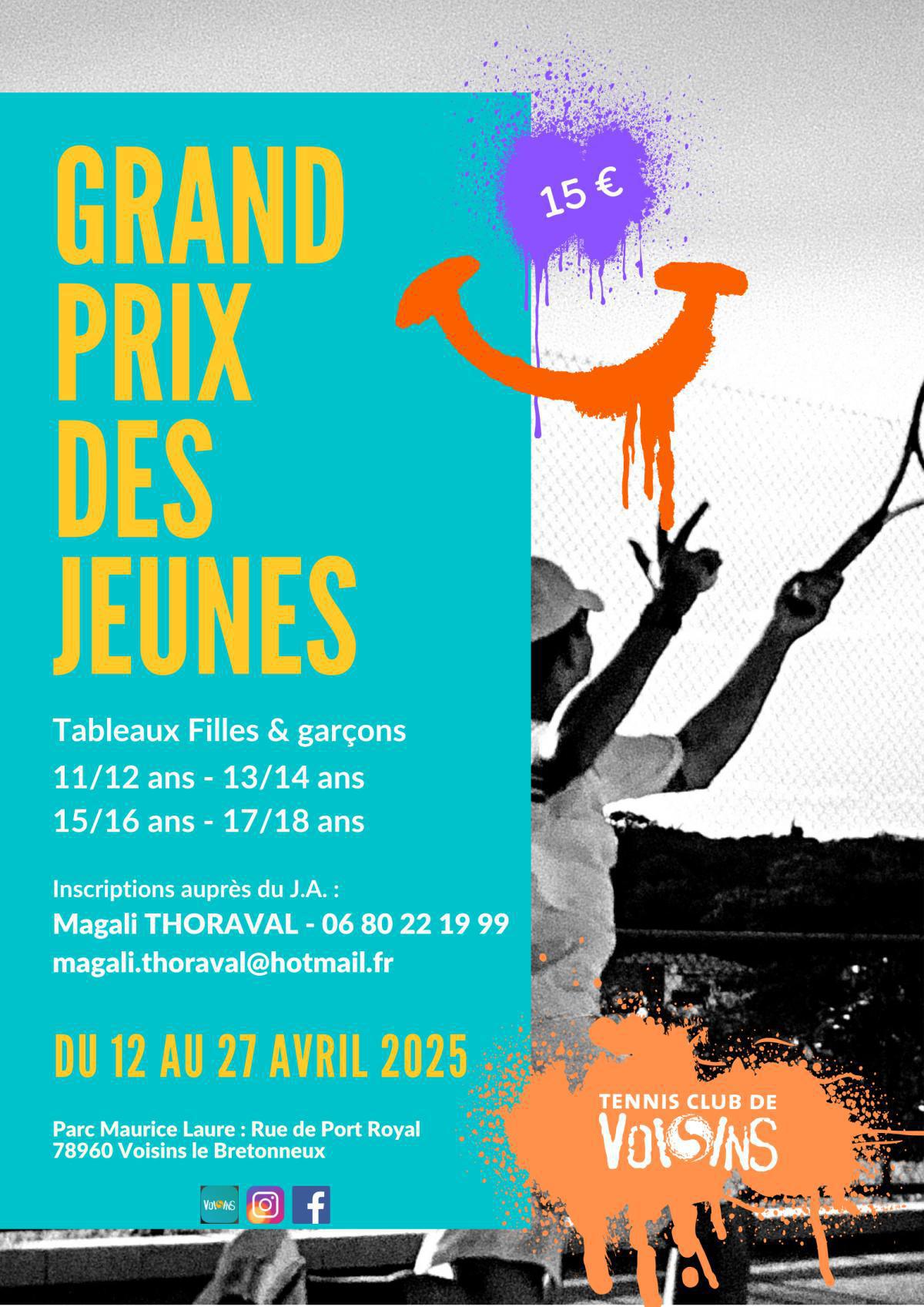‼️Grand Prix des Jeunes : dernières inscriptions📢📢