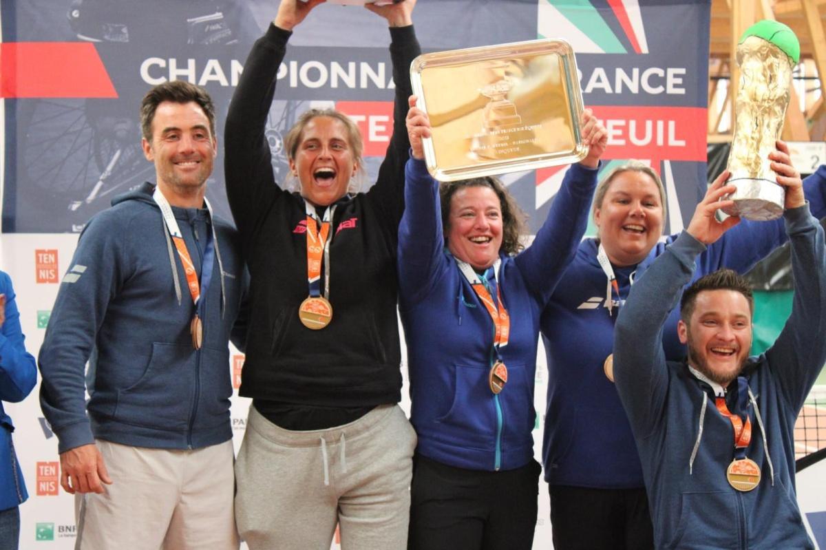 🙌Le TC Voisins double Champion de France par équipes Tennis Fauteuil🥳‼️