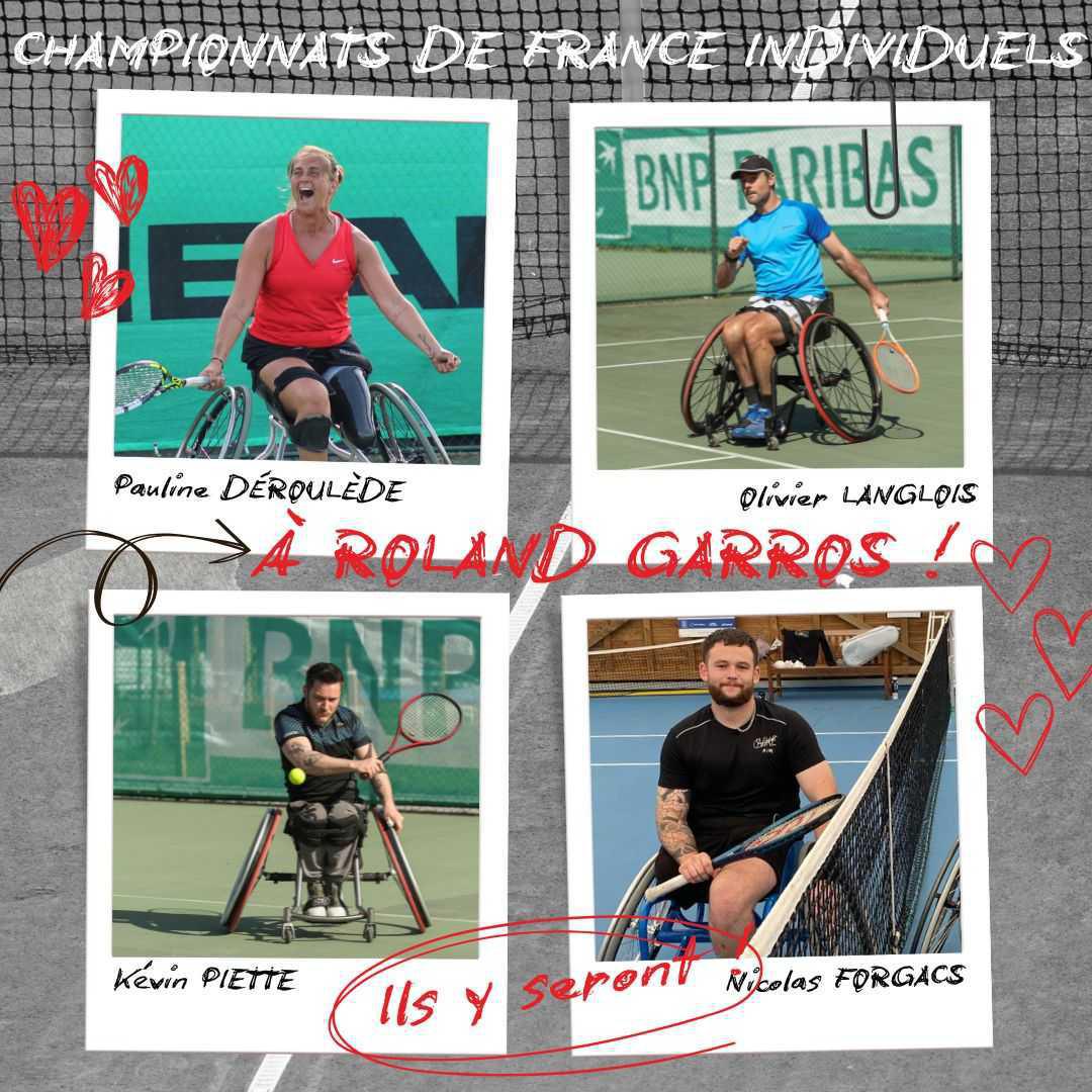 ‼️4 vicinois aux Championnats de France individuels à Roland 😎🤗