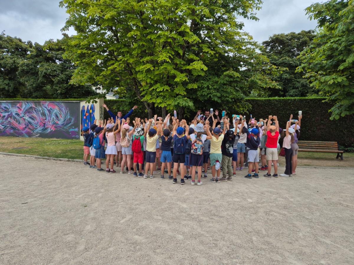 Tennis à l'école 2025 : grande animation de clôture du cycle au Grand Pré😋