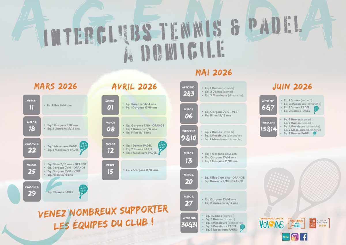 Top départ des interclubs Padel 📣🤩💪
