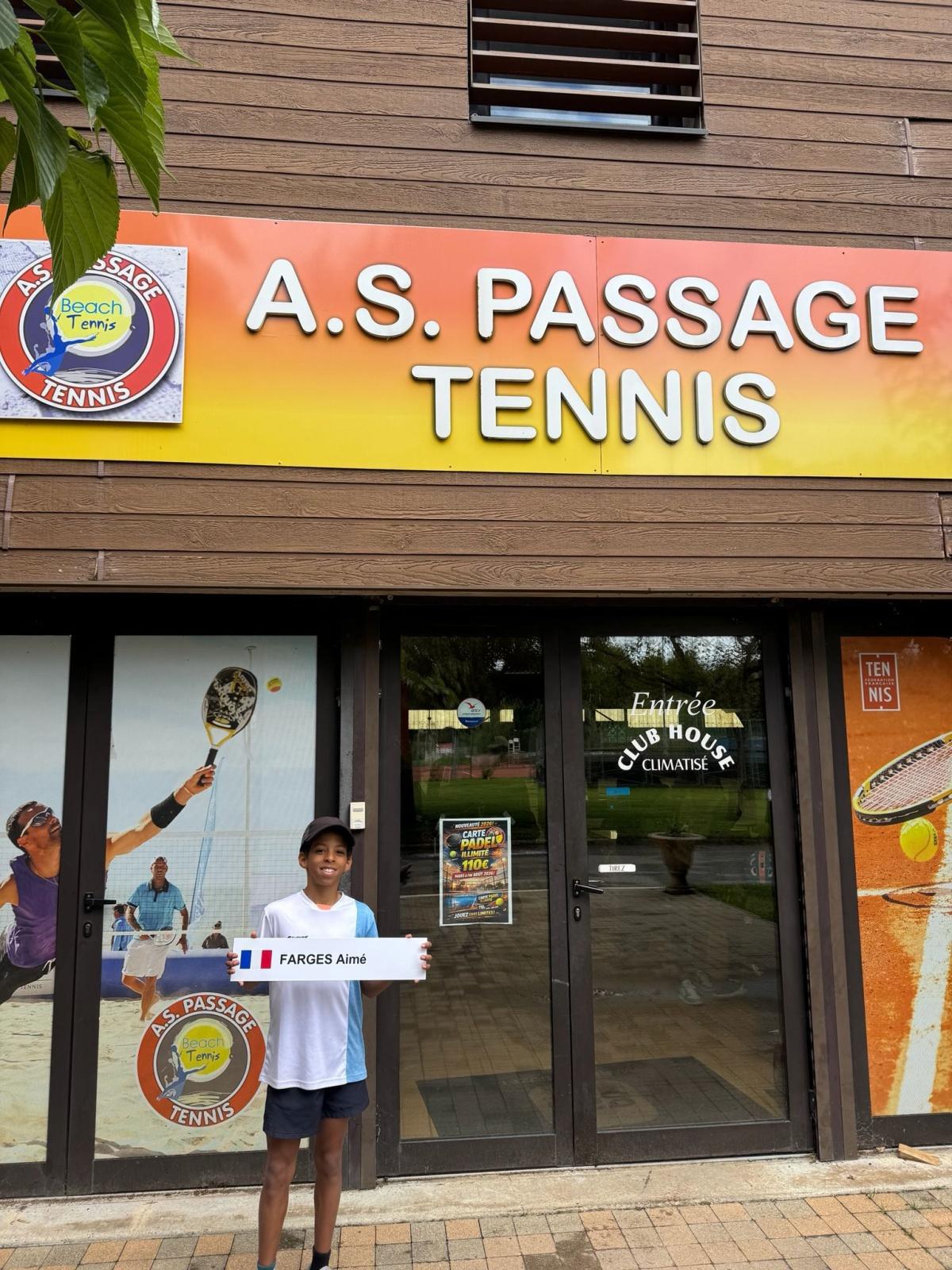 👏🎾 Nos jeunes ont du talent : quel parcours pour Aimé au Tennis Europe U12 du Passage Espoirs à Agen !